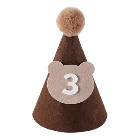 Chapeau d'anniversaire ours Meiliyizu Cover