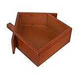 Design rétro et nostalgique : cette étagère de rangement murale dispose d'un design unique en forme de maison en bois, ajoutant une touche de charme rétro et nostalgique à n'importe quel espace.