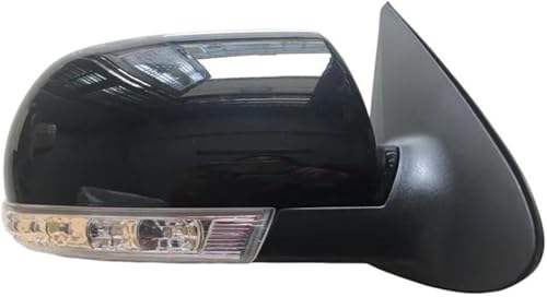 Rétroviseur Santa Fe 2007-2012 noir droit rabattable 8 broches pour carrosserie