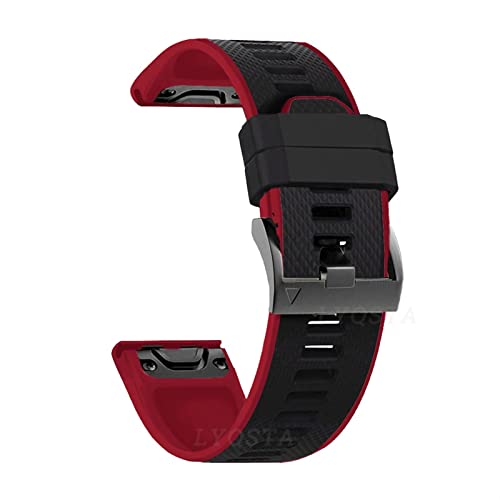Bracelet de montre en silicone 22mm compatible Garmin Fenix 6 5 Plus Easyfit