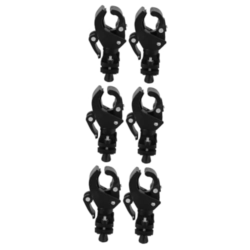 FRCOLOR 6pcs Lightweight Cane Holder for Wheelchairs Adjustable Crutch Rack Fit Easy to Install Walking Stick Stand for Seniors