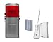 HouseVac Zentralstaubsauger HV-755ST-35H zur Reinigung Ihres Hauses | Saugkraft 755 AirWatt, Leistungsstarker Ametek Motor - 1700W | 2 Turbinen | Soft Start/Stop-System | Hybridzyklonfiltration