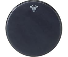 Remo Emperor powerful, dual-layer Mylar films (2-layer Ebony film 7.5 mil + 6.5 mil) produce a voluminous and warm tone with strong projection. Due to their construction, they are particularly stable and durable. Both layers are not glued together. R...