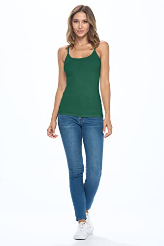 Image of Natural Uniforms Women's Camisole Tank Top-Breathable Cotton Stretch