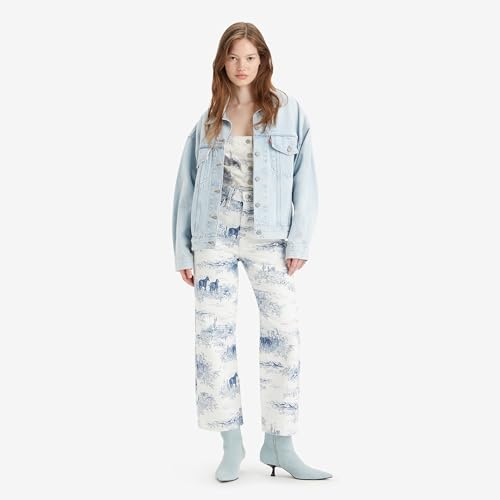 Levi's Ribcage Straight Ankle Light Indigo - Flat Finish – Ansicht 2