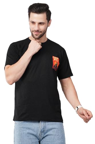 squirrel creation Men's Cotton Regular Fit Half Sleeve Round Neck T-Shirt-picture-23