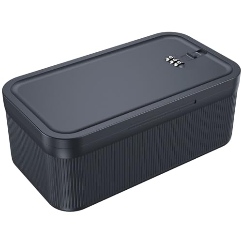 Dayear Abschließbare Aufbewahrungsbox mit Zahlencode (23,5 x 12,7 x 9,1...