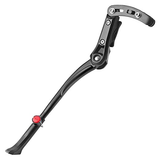 Sataway Bike Kickstand Adjustable Rear Mount Aluminum Alloy Bicycle Kickstand for 24” 26” 700C 27.5” 28” inch Mountain Bike Adult Bike