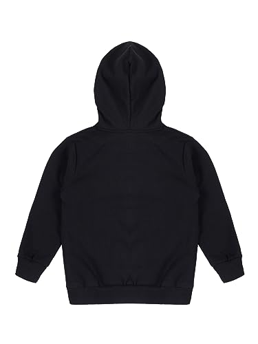 Image of KiddoPanti Boys Solid Cotton Full Sleeve Zip-Up Front Open Hooded Sweatshirt