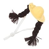 POPETPOP Mini Knitted Pet Hat for Guinea Pig Hamster Rabbit Small Animal Hat Braid Shape Holiday Party Costume Accessory