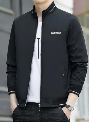 Image of ODDMONKEY Mens Jackets || Jacket For Men || bomber jacket for men || Lightweight Outwear Sportswear Bomber Jacket