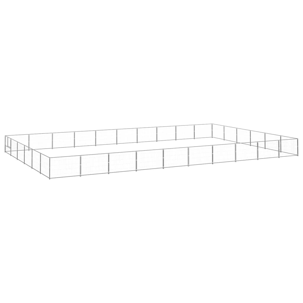 Artykuły dla zwierząt — hodowla psów srebrna 60 m² stal, zwierzęta i artykuły dla zwierząt