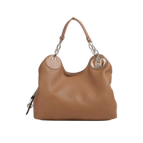 Sac Ecs M Satchel Liu Jo AF6024 ES039 en daim véritable pour femme