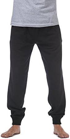 Pro Club Men's Jogger Fleece Long Pants, Black, 5X-Large
