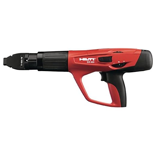 Hilti 305179 DX460-F8 Full Automatic Powder-Actuated Fastening Nail Gun Package