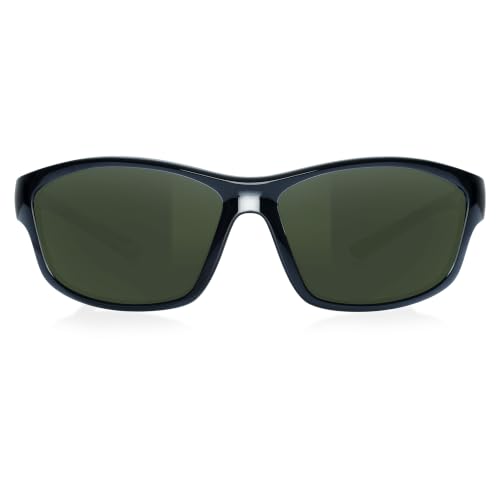 Image of B.N.U.S Non-Polarized Corning Glass Lens Wrap Around Sunglasses Men Women | UV Protection Scratch-Resistant Multi-Color Paint-Free Light Grilamid Frame Running Cycling Sport Fit