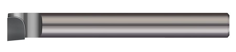 Micro 100 TBB-625 Right Hand Brazed Boring Bar"Style TBB", Tool Dimension of 8" Length, 5/16" Width, 5/8" Height, 0.795""D" Dimension, Tip Dimension of 1/8" Thick, 1/4" Width, 5/8" Length