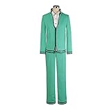 The Disastrous Life of Saiki K Cosplay Costume School Uniform Suit Full Set Halloween Outfit (XL, Saiki Kusuo)
