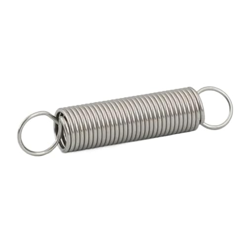 Extension Springs 20 Pcs Wire Diameter 1.0mm Stainless Steel Tension Spring with Hook Extension Extension Springs with Hook Ends(70mm)
