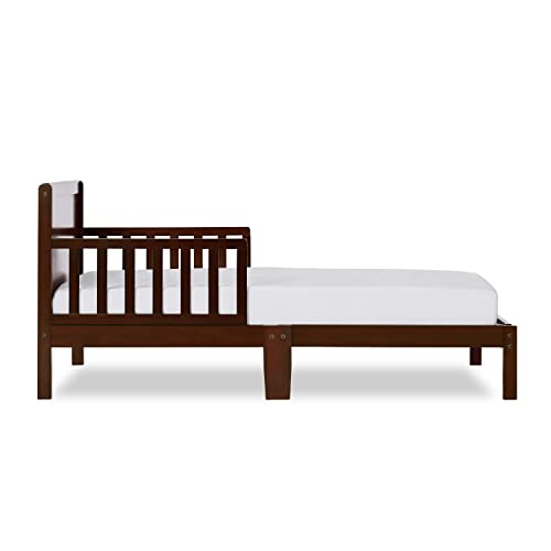 Dream On Me Brookside Toddler Bed In Espresso, Greenguard Gold Certified, Jpma Certified, Low To Floor Design, Non-Toxic Finish, Safety Rails, Made Of Pinewood #TOP1