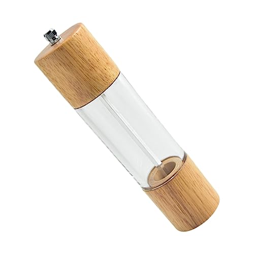 COLLBATH 1pc Pepper Grinder Home Pepper Salt Pepper Kitchen Tool Pepper Bottle Manual Pepper Kitchen Supply Pepper Mill Grinder Spices Grinder Pepper Mill Bottle Salt Acrylic