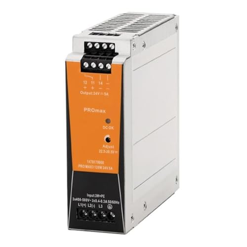 Alimentation sur rail DIN 24V 5A Pro MAX3 120W pour automatisation industrielle - 2