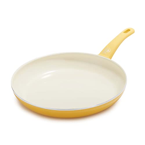 Greenlife, Soft Grip Padella In Ceramica Antiaderente, 30 cm, Giallo