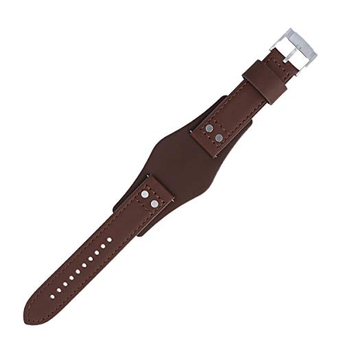 Uhrenarmband 22mm Leder Braun - CH-2890 | LB-CH2890