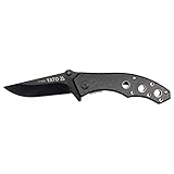 FOLDING KNIFE W. BLACK BLADE