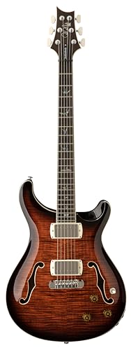 SE Hollowbody II Piezo Orange Tiger Smokeburst