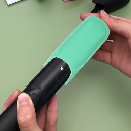 Funda protectora de silicona para plancha de pelo, resistente al calor, color verde claro miniatura 6