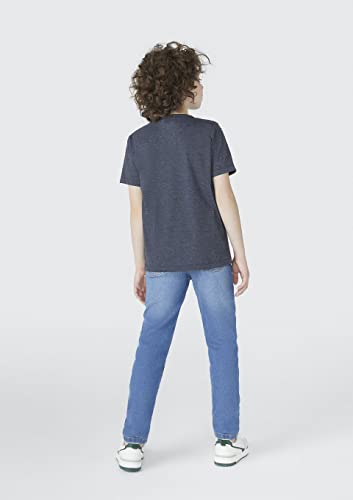Calça Jeans Infantil Menino Slim Com Elastano Azul Médio 006