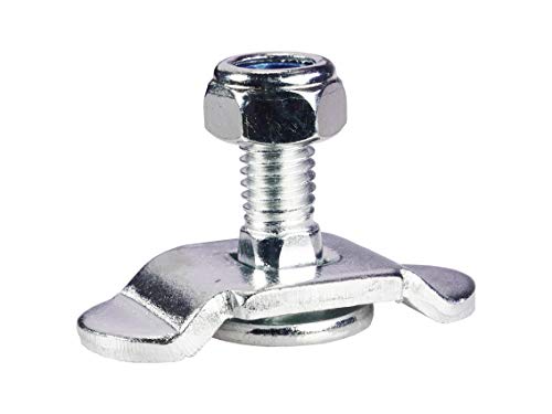 1-20 Stück 15/25 / 30/50 mm Schraubfitting Airlineschiene Fitting Zurrschienen Endbeschlag Airlinescheibe 2 Stück 15 mm – Bild 4