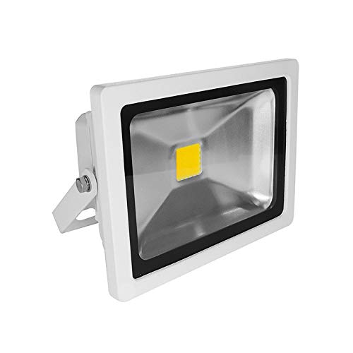 G.W.S® 20W Classic White Casing Outdoor IP65 Waterproof SMD Chip LED Floodlight Energy Saving Security Light Warm White