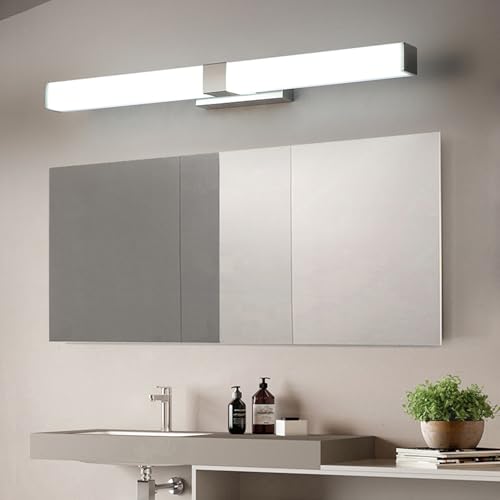 LED espejo baño apliques de pared en acero inoxidable de alta calidad y diseño minimalista 6