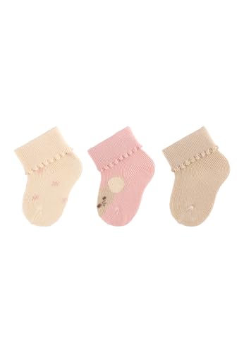 Sterntaler Erstlingssocken 3er Pack Maus - bequeme Baby Socken mit Umschlag...