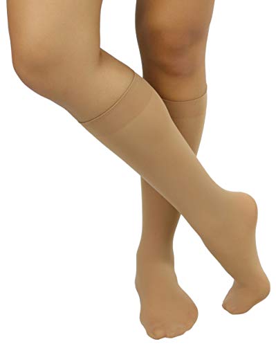 Image of ToBeInStyle Womens Pack of 6 Knee High Trouser Professional Socks