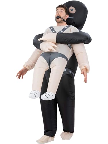 Costume gonflable de gimp kidnap pour briser l'ennui des soirées à thèmes