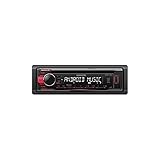 Frontseitiger USB-Anschluss und AUX-Eingang; Integrierter Decoder zum Abspielen von WAV, MP3- und WMA-Audiofiles (über USB); Nichtflüchtiger Festsenderspeicher für 24 Stationen (18xFM/3xMW/3xLW)