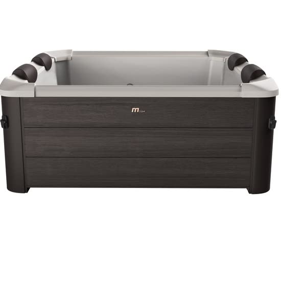Bagno Italia Minipiscina quadrata per 5-6 persone 160x160 cm 120 getti idromassaggio cromoterapia ozonoterapia