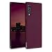 kwmobile Handyhülle für LG Velvet Hülle - TPU Case - Kabelloses Laden - Schutzhülle Cover in Bordeaux Violett