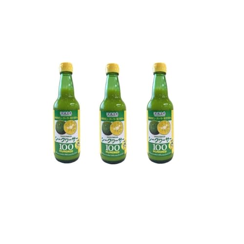 沖縄宝島 沖縄県産シークヮーサー 果汁100% 360ml×3個 ノビレチン クエン酸 沖縄県産 原液