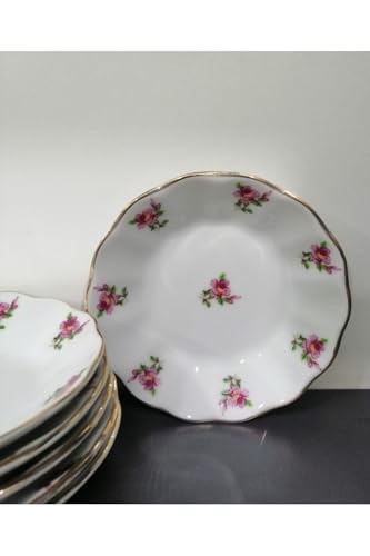 Porselen 6'lı Mineli Çay Tabak 11 Cm 8690110807242