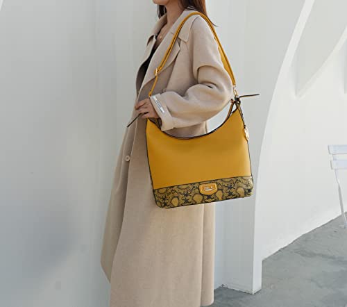 MKF Collection Shoulder Bag for Women, Vegan Leather Hobo Fashion Handbag Messenger Purse3