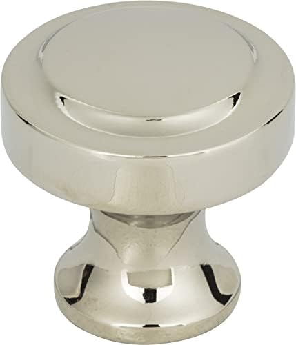 Atlas Homewares A300-PN Bradbury Collection Knob, Polished Nickel