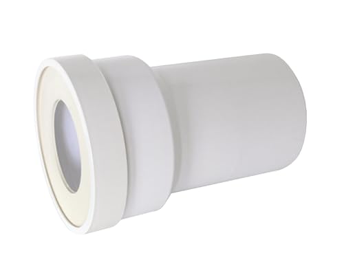 SOMATHERM FOR YOU, Pipe courte droite en plastique D100mm avec joint à lèvre néoprène pour évacuation WC - Longueur 190mm, étanchéité optimale, couleur...