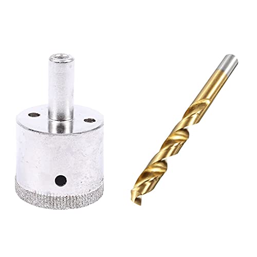 Broca para agujeros 35 mm diamante para cerámica y vidrio miniatura 1