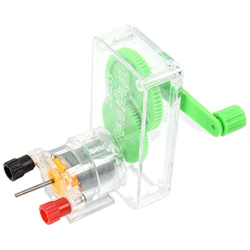 JOINPAYA Handgenerator DIY Handvevsgenerator Elektrisk Experimentleksaker DIY Manuell Generatorleksaker Vevgenerator DIY Vetenskapligt Experimentkit För Barn Mekanisk Generator För Barn