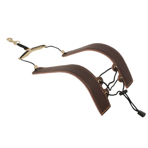 Sangle de saxophone pliable Fangxuee bandoulière cuir instruments à vent