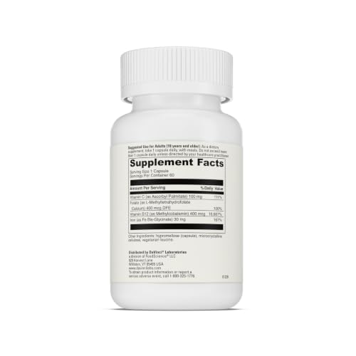 DaVinci Labs Iron Bis-Glycinate, 60 Vegetarian Capsules - image 2